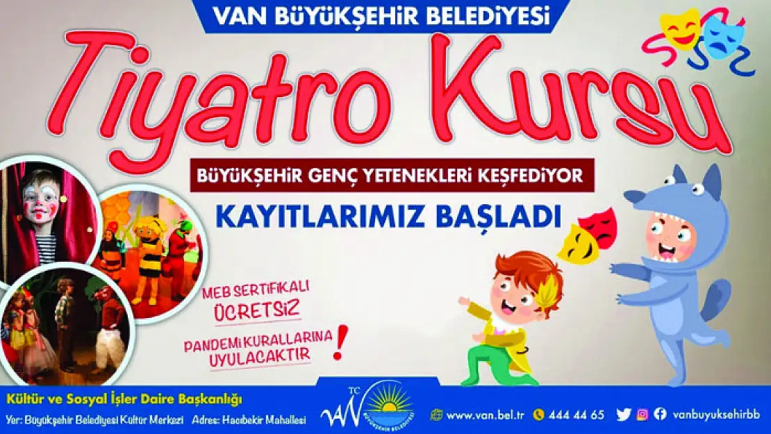 BÜYÜKŞEHİR BELEDİYESİN'DEN TİYATRO KURSU