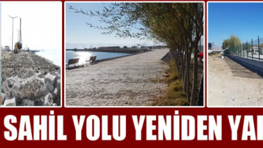 İSKELE SAHİL YOLU YENİDEN YAPILIYOR