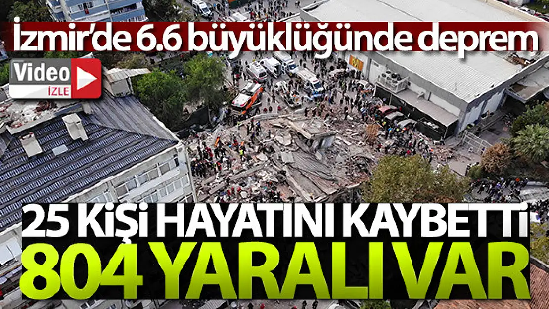 İzmir'de 6.6 büyüklüğünde deprem!