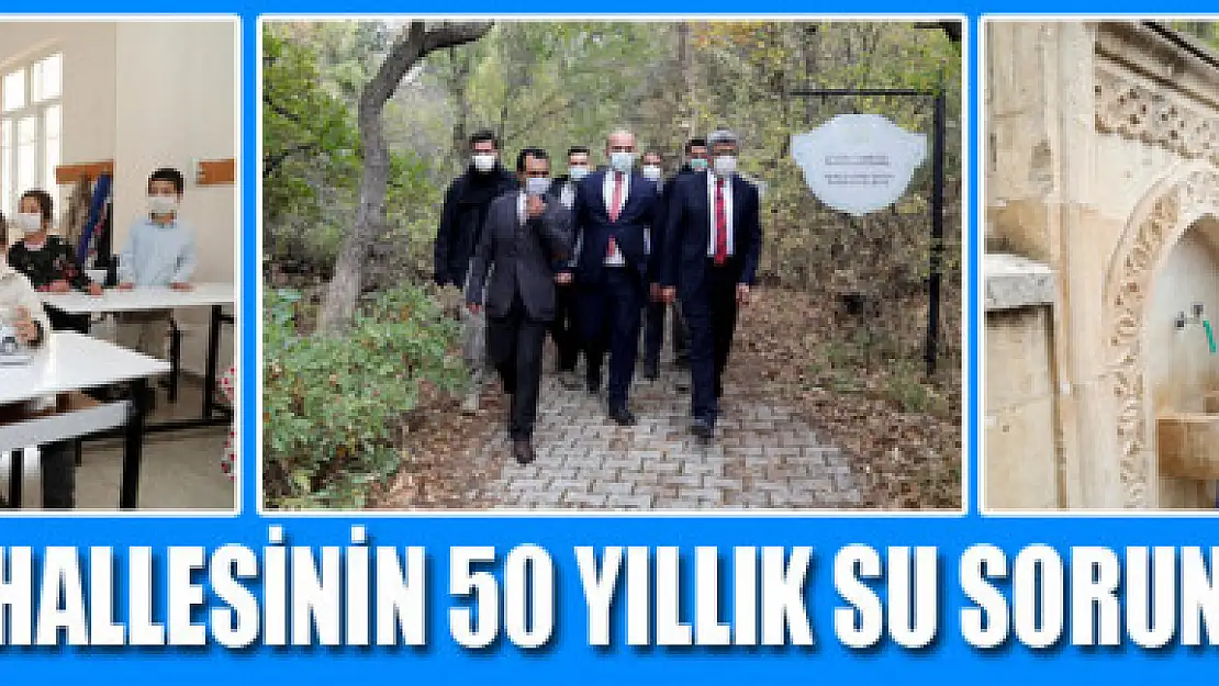 KARTAL MAHALLESİNİN 50 YILLIK SU SORUNU ÇÖZÜLDÜ