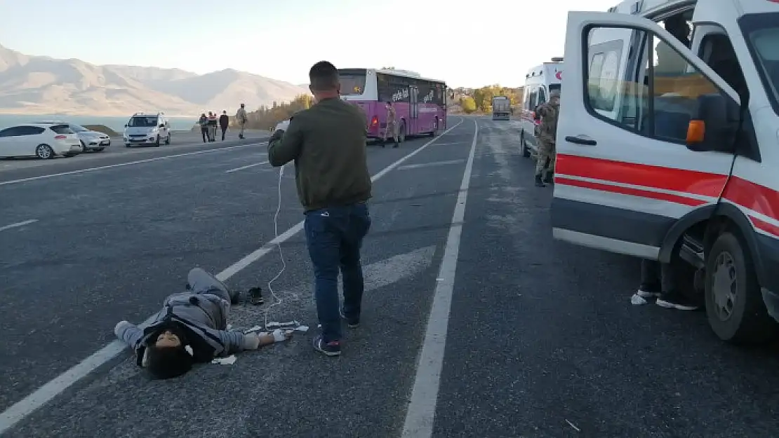 Van'da trafik kazası