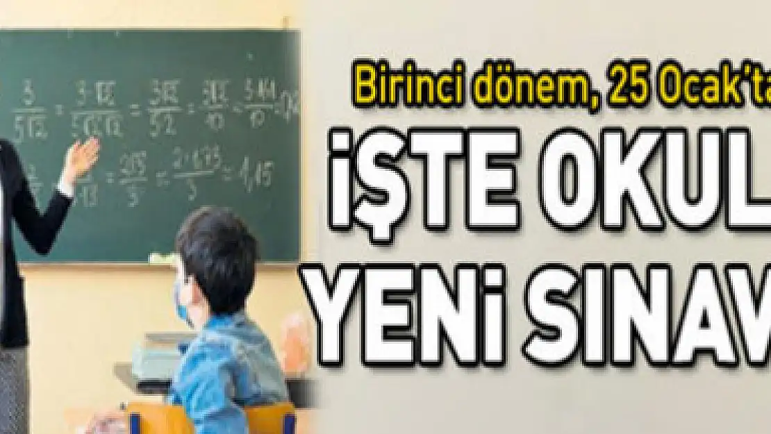 Okullar 25 Ocak'a akadar açılmayabilir! İşte okulların yeni sınav planı