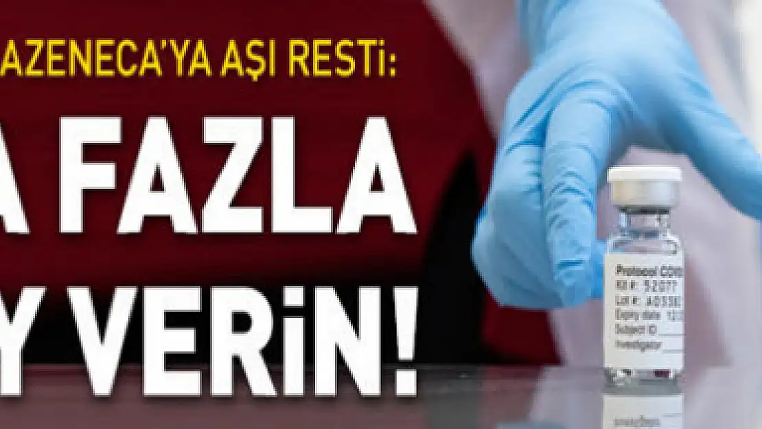 DSÖ'den AstraZeneca'ya aşı uyarısı: 'Daha fazla detay verin'