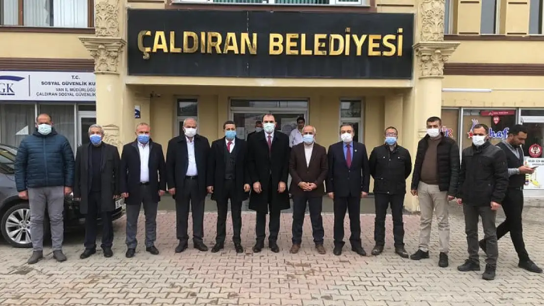 Oda başkanlarından Belediye Başkanı Ensari'ye ziyaret