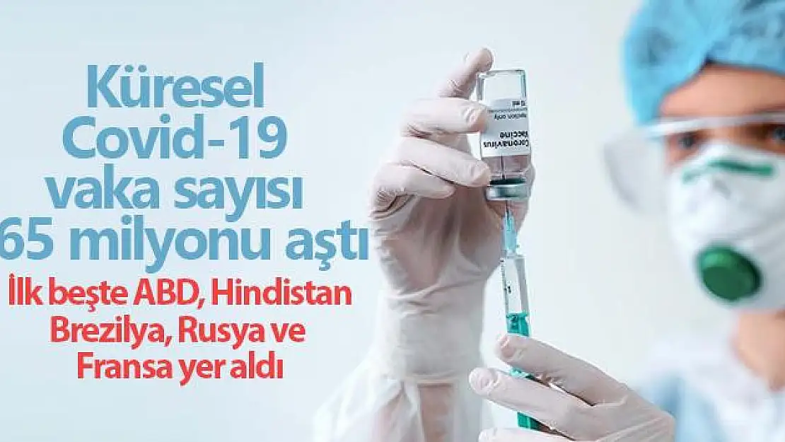 Küresel Covid-19 vaka sayısı 65 milyonu aştı