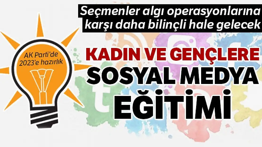 Kadın ve gençlere sosyal medya eğitimi