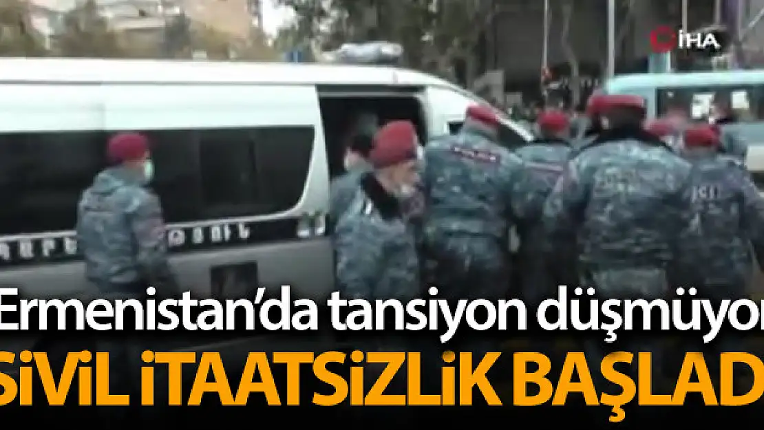 Ermenistan'da muhalefet sivil itaatsizlik eylemlerine başladı