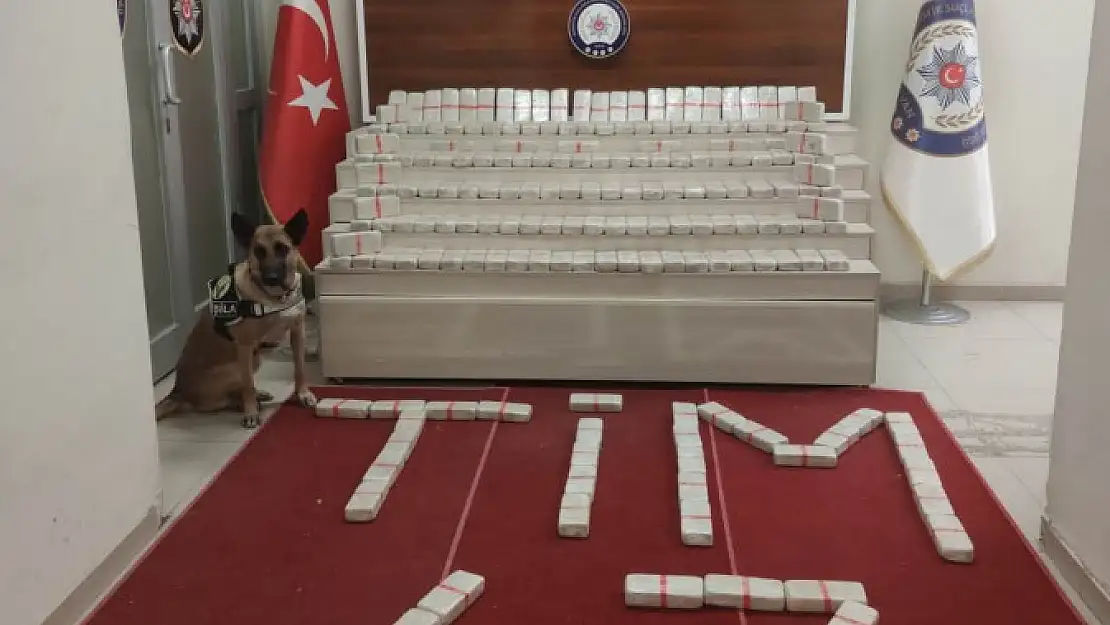 Van'da 103 kilo 515 gram eroin maddesi ele geçirildi