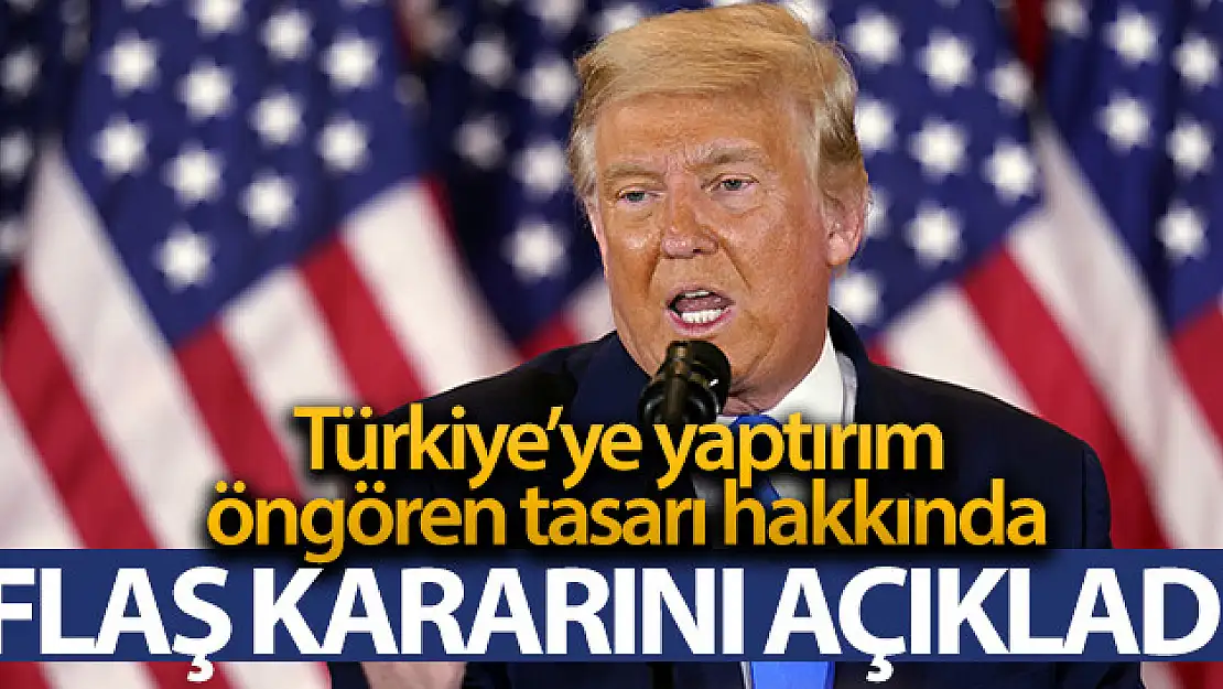 Trump, Türkiye'ye yaptırımları da içeren yeni savunma bütçesini veto edeceğini açıkladı