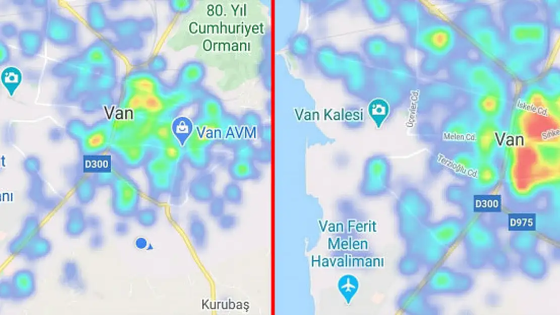 Van'da risk haritası kısıtlamalarla kırmızıdan yeşile döndü