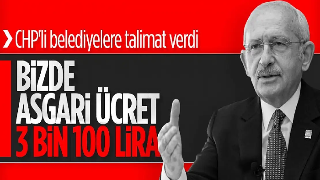 CHP'nin 2021 asgari ücreti: 3 bin 100 lira