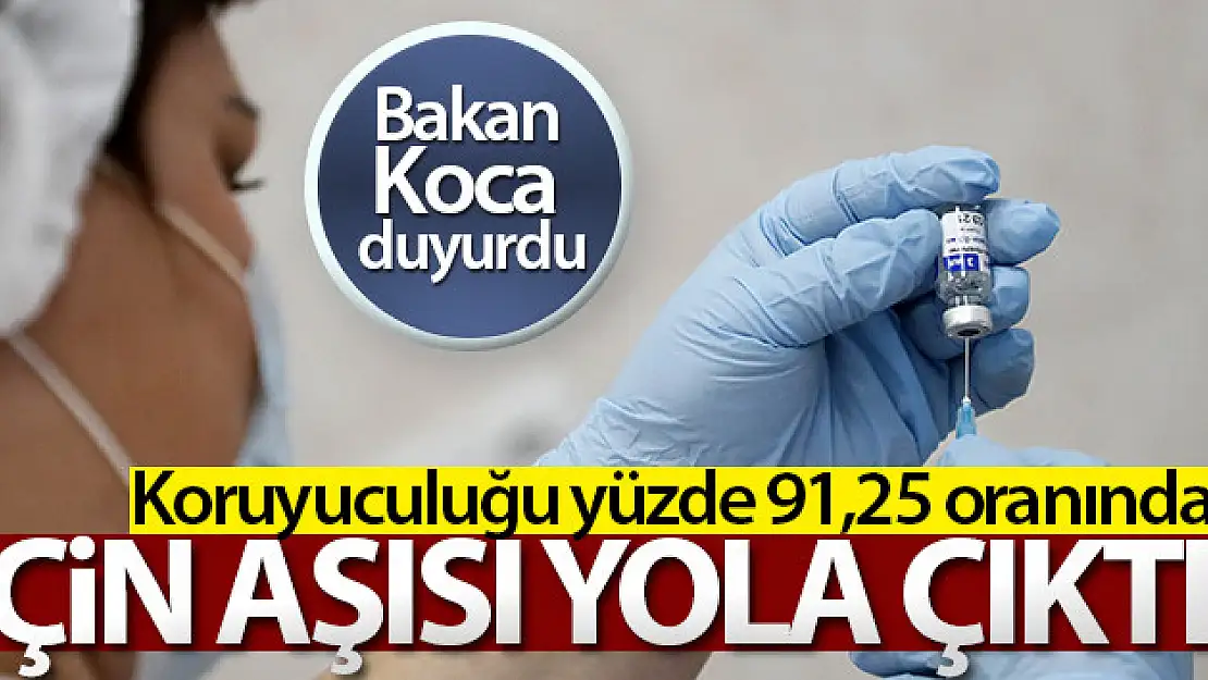 Covid-19 aşısı Çin'den Türkiye'ye doğru yola çıktı