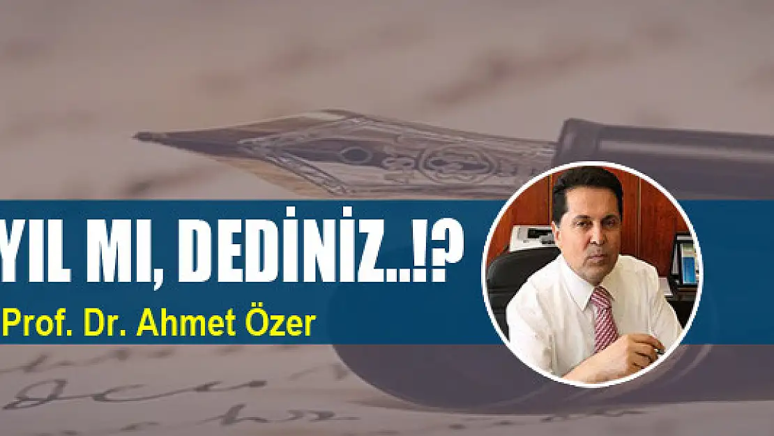 YENİ YIL MI, DEDİNİZ..!?