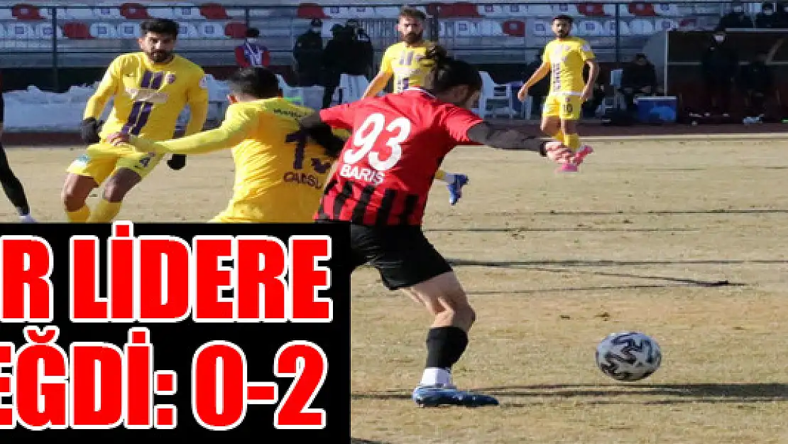 VANSPOR LİDERE BOYUN EĞDİ: 0-2