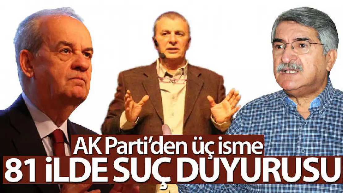 Ak Parti Van İl Başkanlığı'ndan üç  isme suç duyurusu