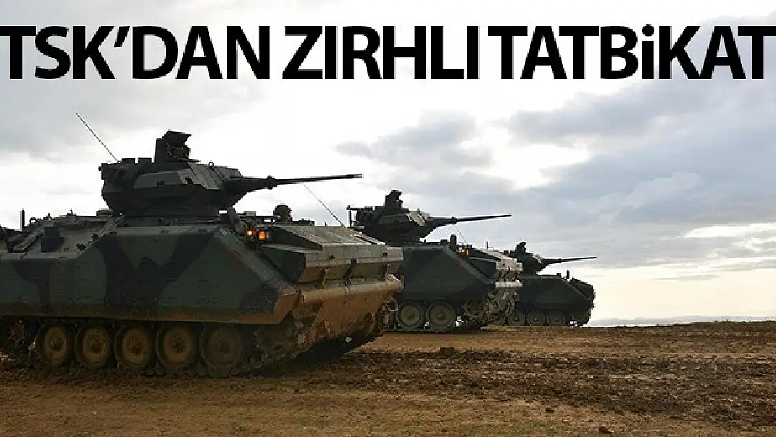 Milli Savunma Bakanlığı'ndan Zırhlı Muharebe Aracı atış tatbikatı