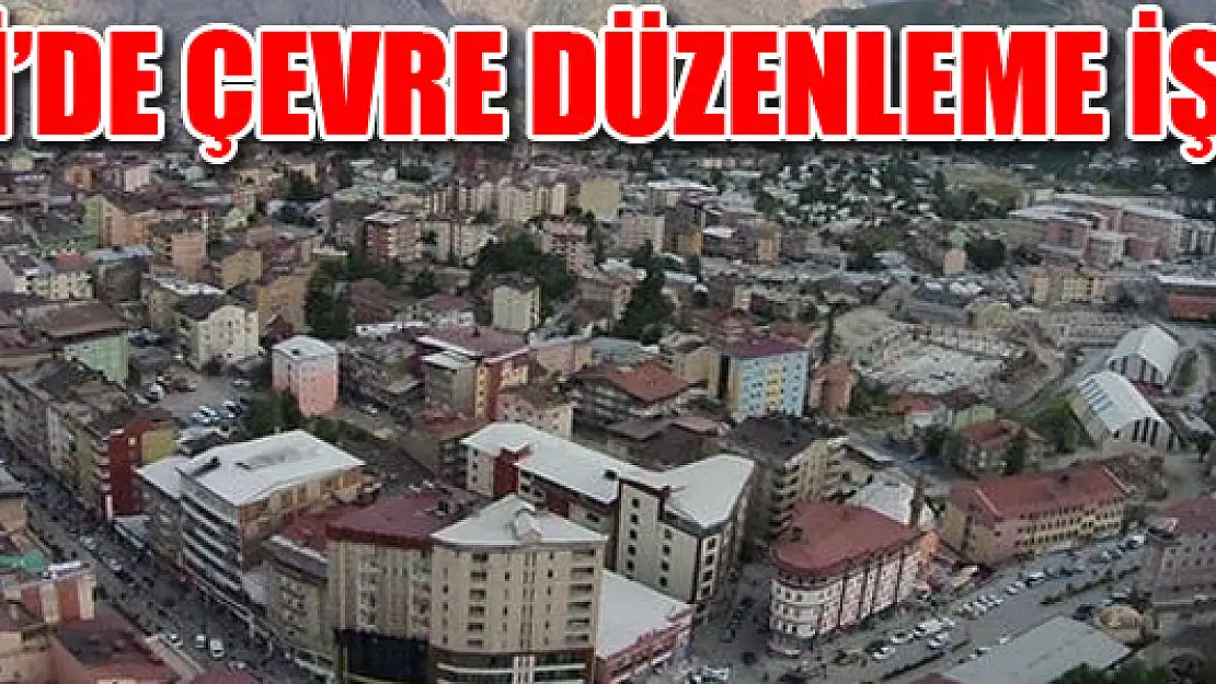 Hakkari'de çevre düzenleme işi yapımı