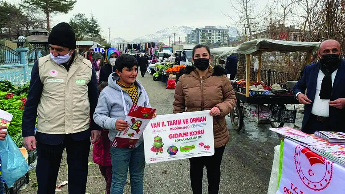 Van'da 'gıdanı koru sofrana sahip çık' kampanyası