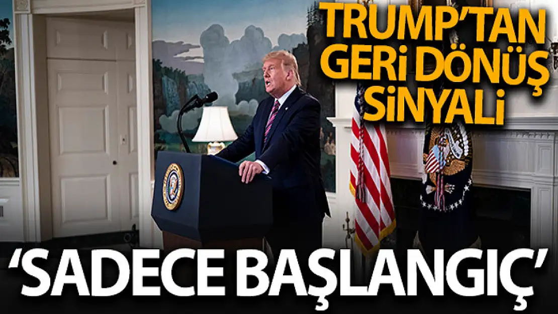 Trump veda konuşmasında geri dönebileceğini sinyallerini verdi