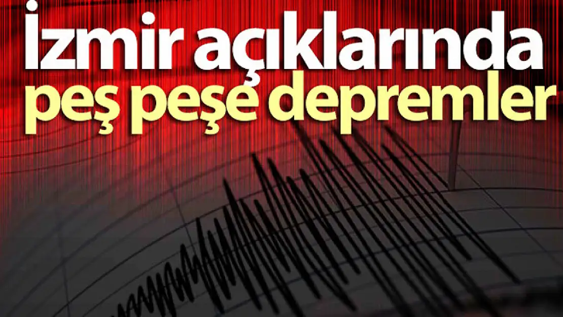 İzmir açıklarında 4.5 büyüklüğünde deprem