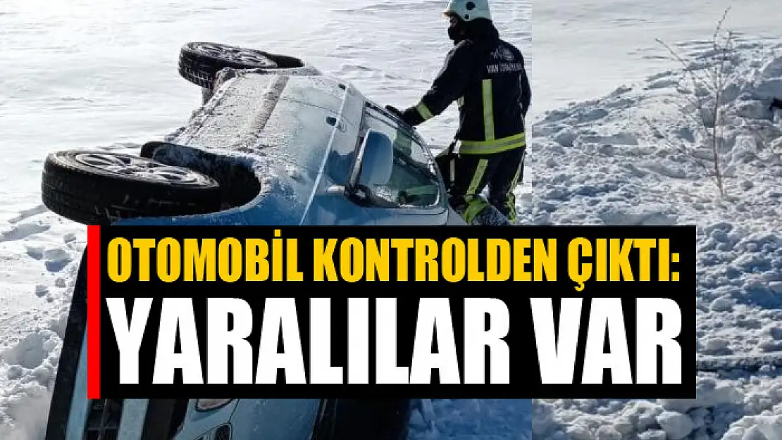 Otomobil kontrolden çıktı: Yaralılar var