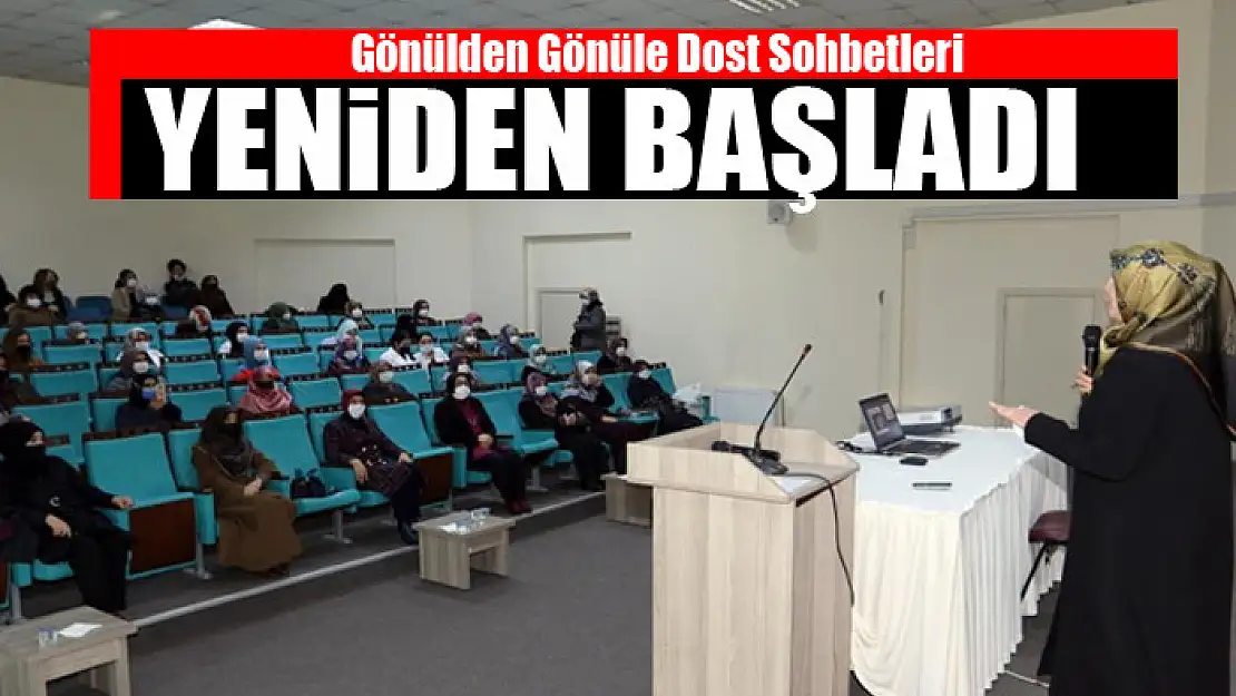 Van'da 'Gönülden Gönüle Dost Sohbetleri' yeniden başladı