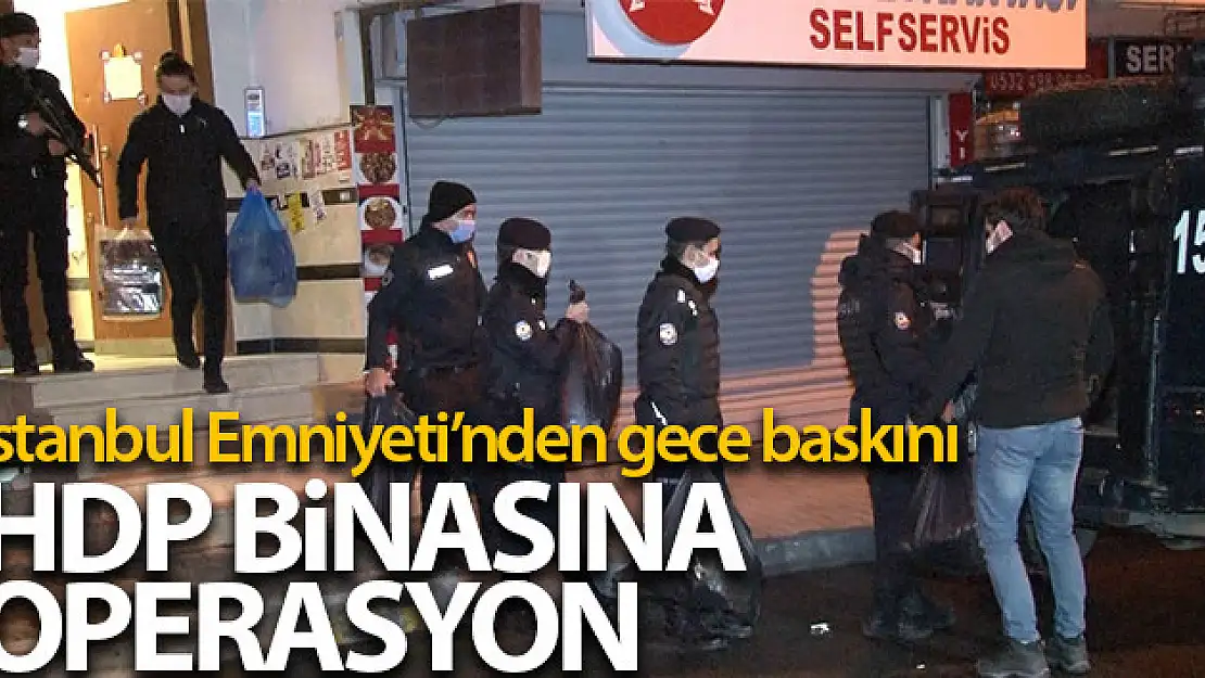 HDP ilçe binasına operasyon