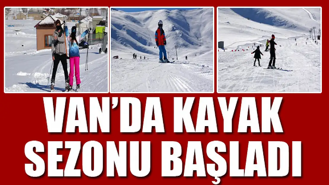 Van'da kayak sezonu başladı