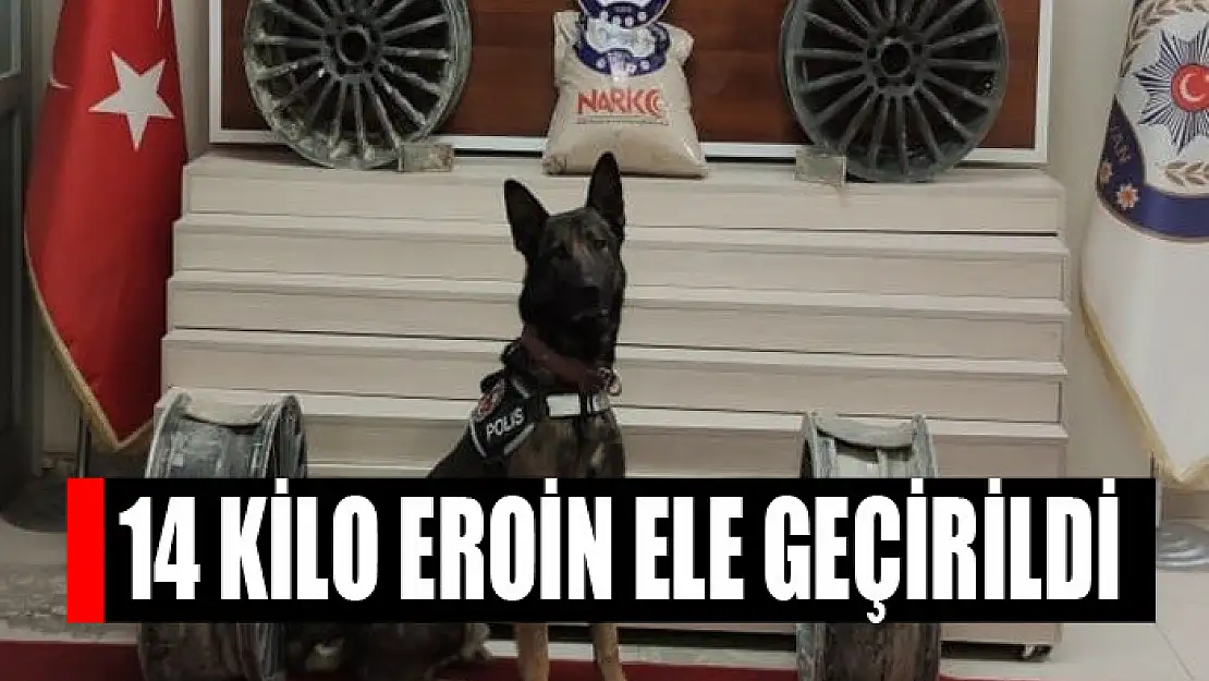 Van'da 14 kilo eroin ele geçirildi