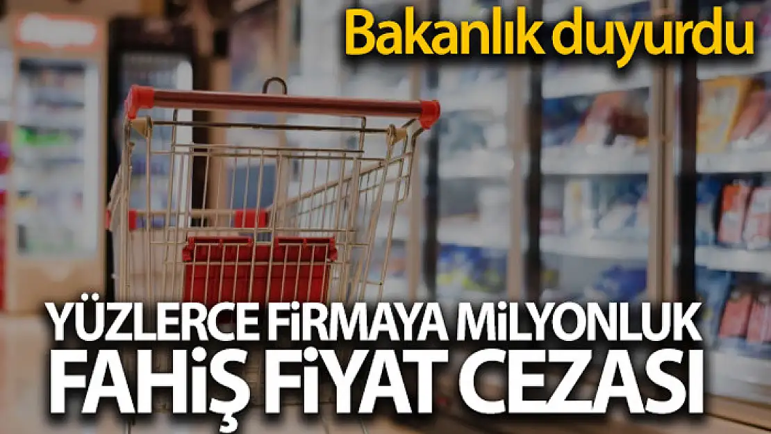 Haksız Fiyat Değerlendirme Kurulu 120 firmaya 3 milyon 595 bin lira idari para cezası verdi