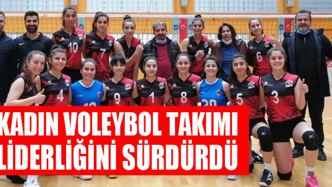 Kadın Voleybol takımı liderliğini sürdürdü