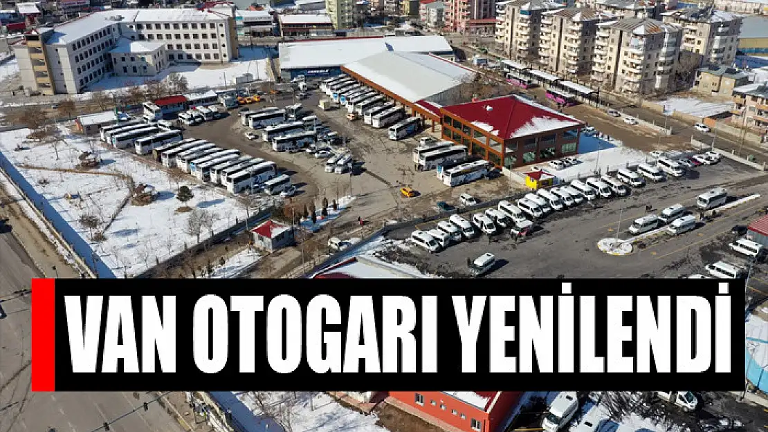 Van otogarı yenilendi