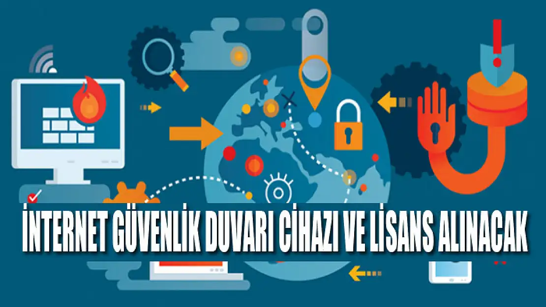 İnternet güvenlik duvarı cihazı ve lisans alınacak