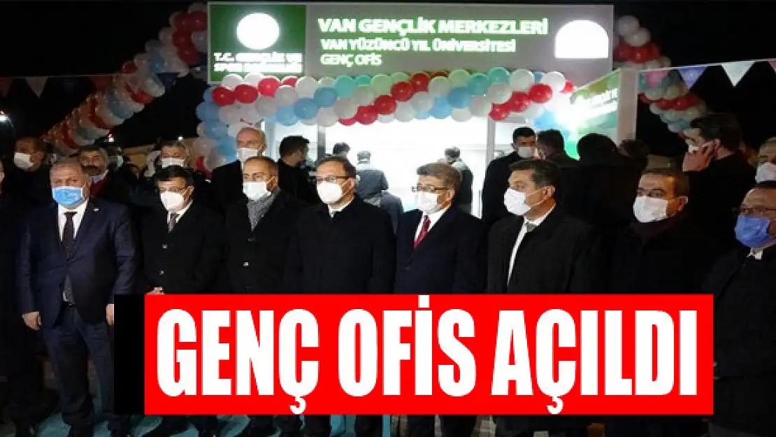 Bakan Kasapoğlu'ndan 'Genç Ofis' açılışı