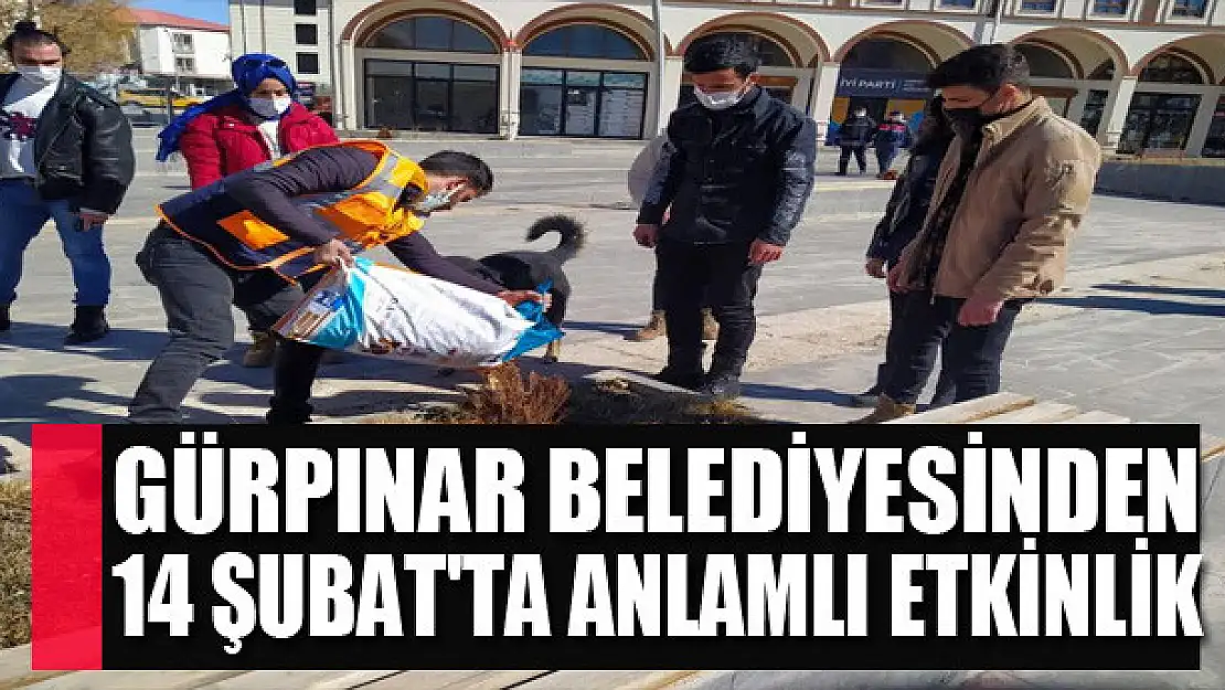 Gürpınar Belediyesinden 14 Şubat'ta anlamlı etkinlik