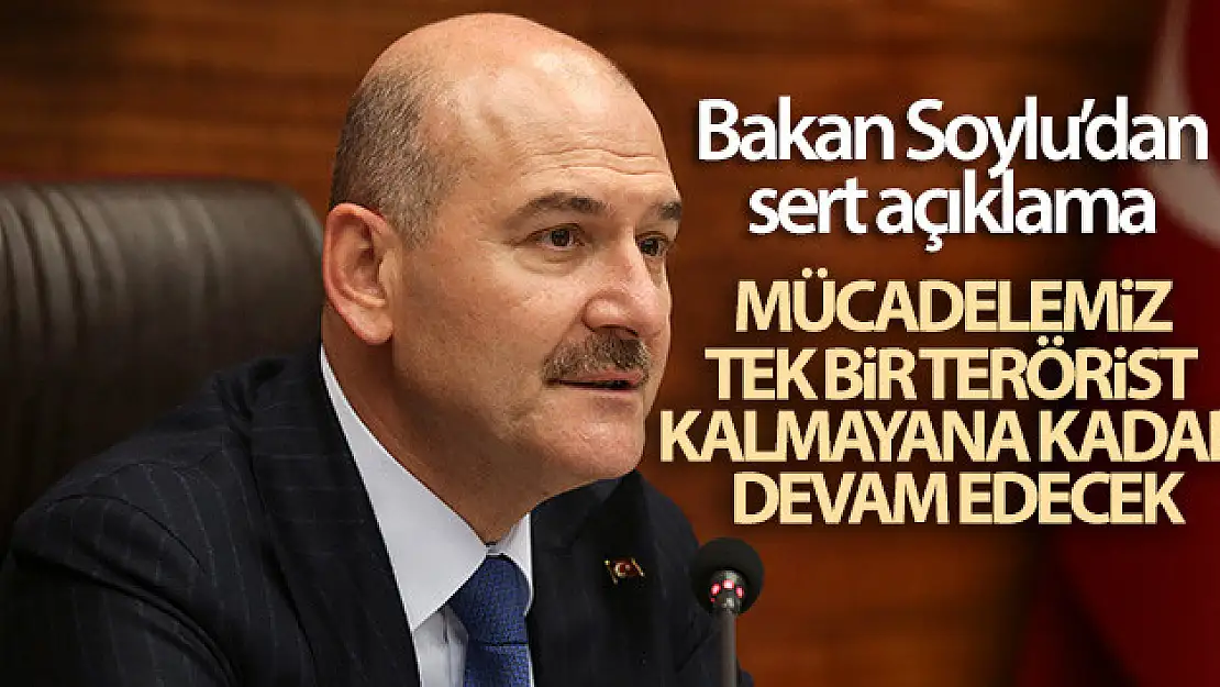 Bakan Soylu: 'Başımız sağ olsun'