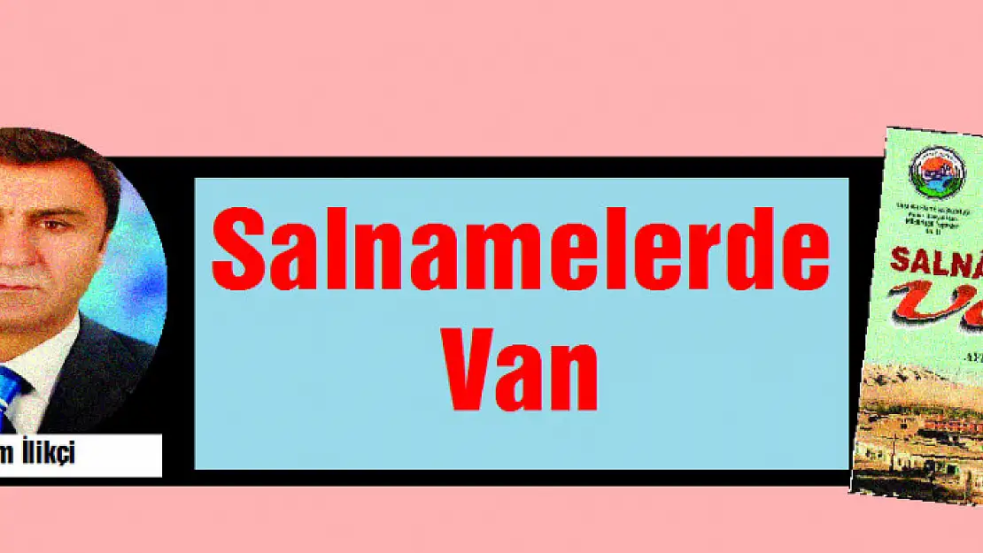  Salnamelerde Van