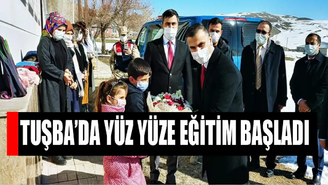 Tuşba'da yüz yüze eğitim başladı