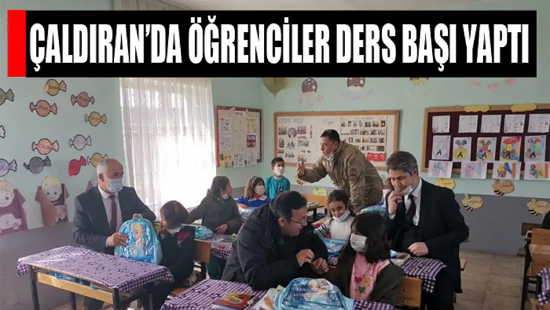 Çaldıran'da 7 bin 224 öğrenci ders başı yaptı