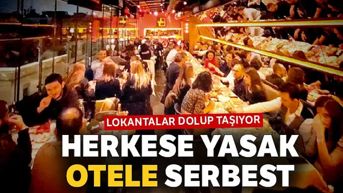 Restoran yasaklarına 'otel müşterisi' kılıfı