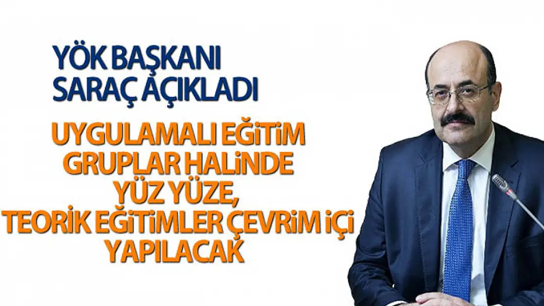 YÖK'ten yüz yüze eğitim açıklaması