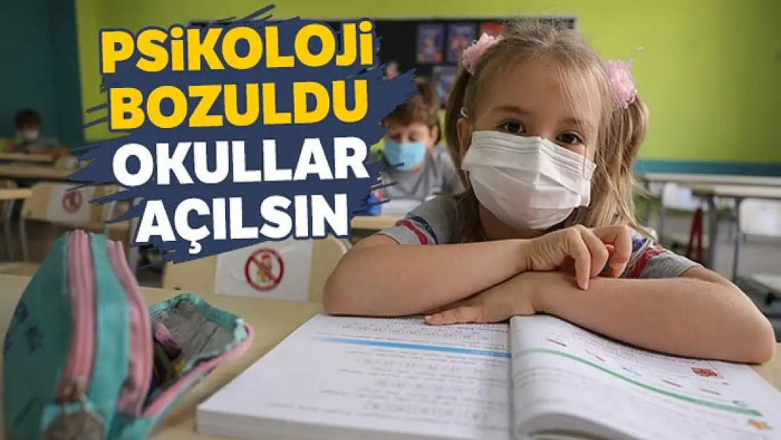 Çocuklar okula gitmek istiyor