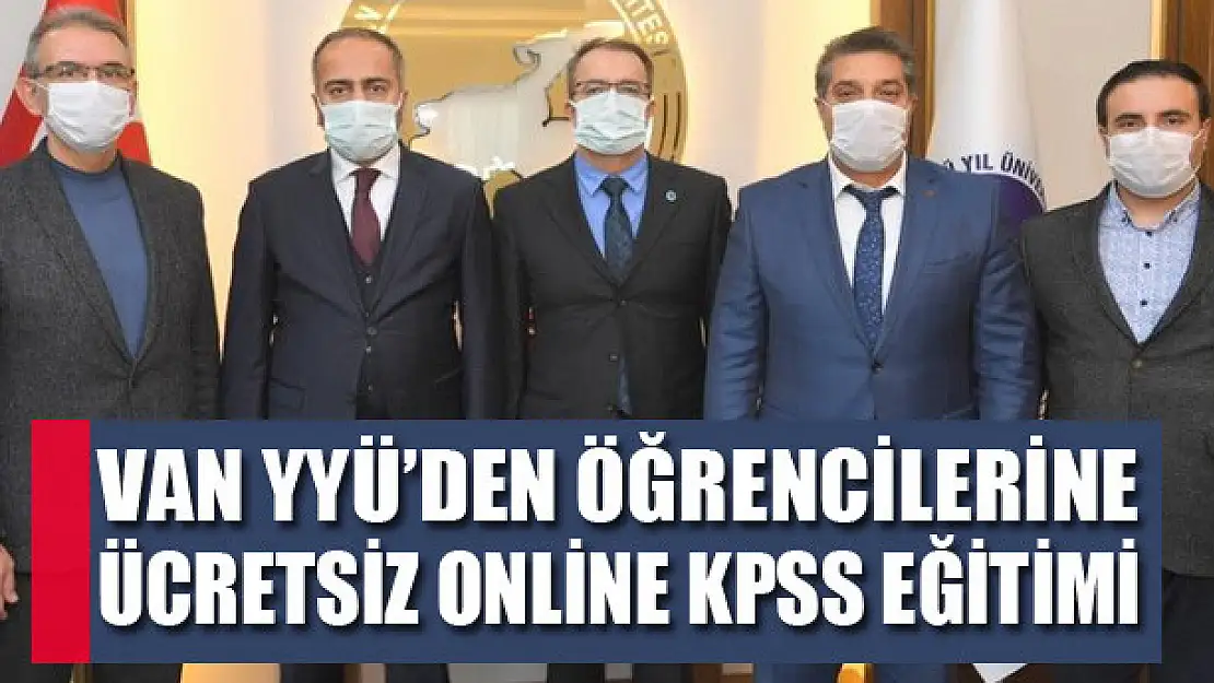 Van YYÜ'den öğrencilerine ücretsiz online KPSS eğitimi