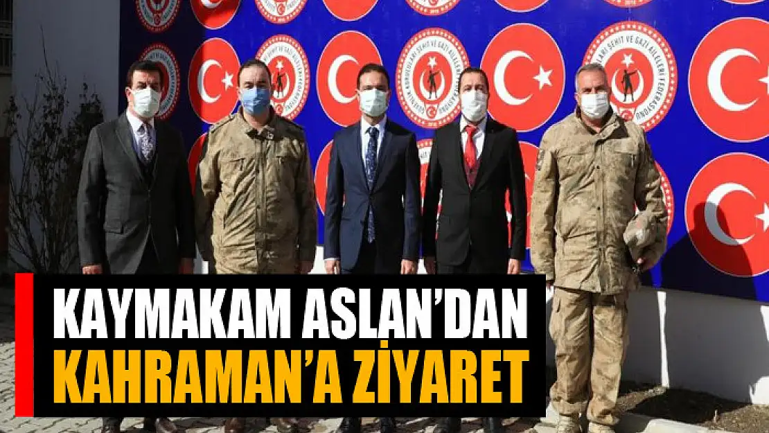 Kaymakam Aslan'dan Başkan Kahraman'a ziyaret