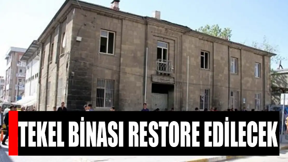 Tekel binası restore edilecek