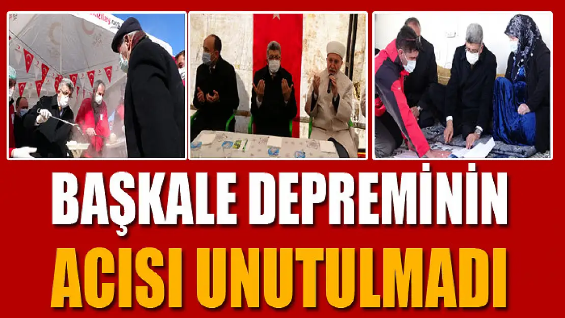 Başkale depreminin acısı unutulmadı