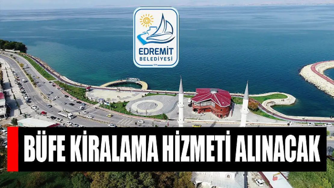 Büfe kiralama hizmeti alınacak