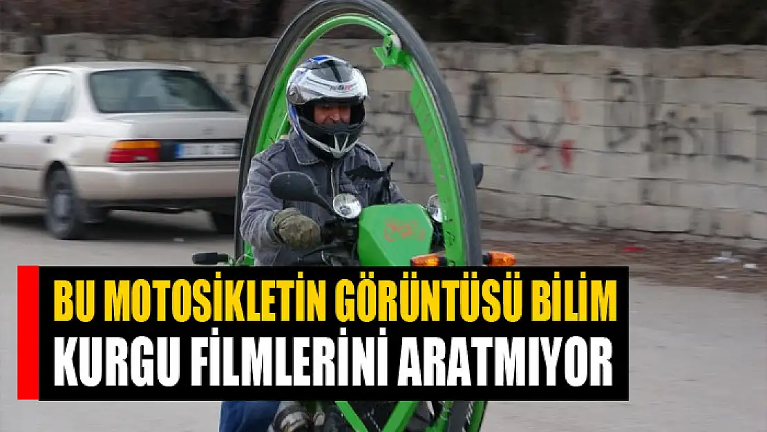 Bu motosikletin görüntüsü bilim kurgu filmlerini aratmıyor