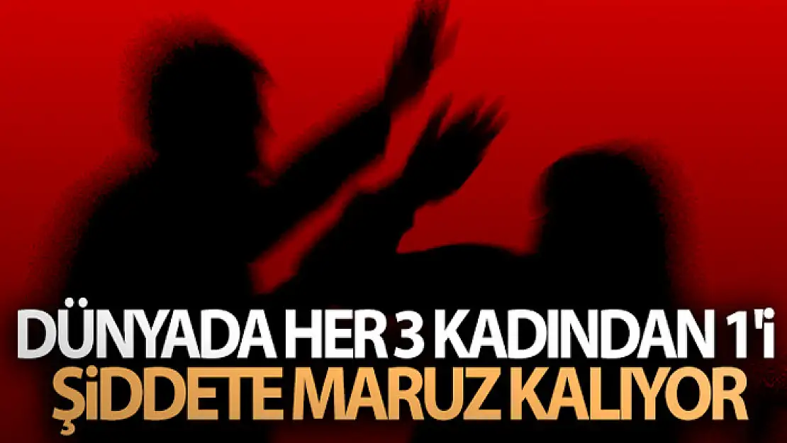 Dünyada her 3 kadından 1'i şiddete maruz kalıyor