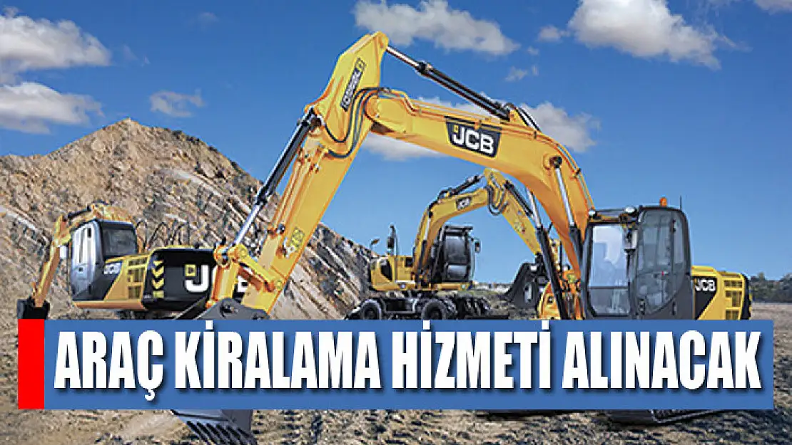 Araç kiralama hizmeti alınacak